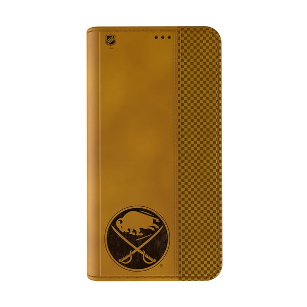 Buffalo Sabres Burn iPhone Folio Phone Case Closed.Jpg