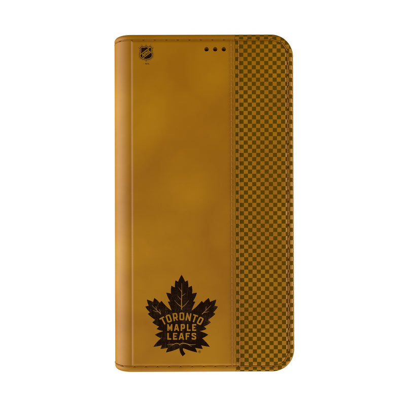 Toronto Maple Leafs Burn iPhone Folio Phone Case Closed.Jpg