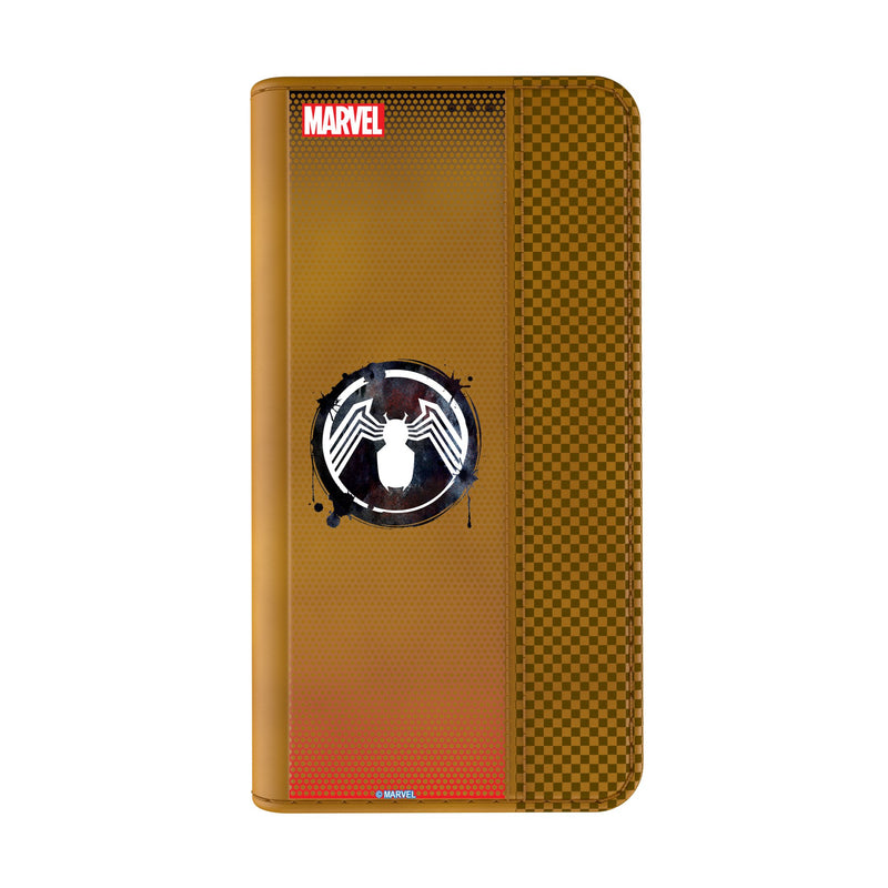 Marvel Venom Grid iPhone Folio Phone Case Closed.Jpg