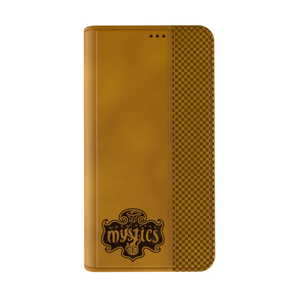 Washington Mystics Burn iPhone Folio Phone Case Closed.Jpg