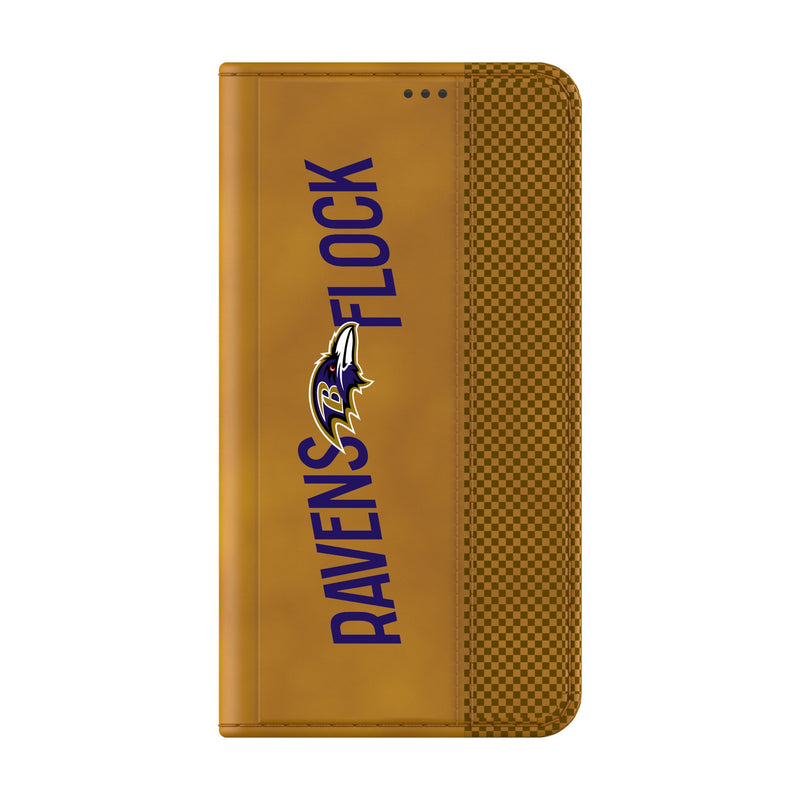 Baltimore Ravens 2024 Illustrated Limited Edition Galaxy Folio Phone Case Closed.Jpg