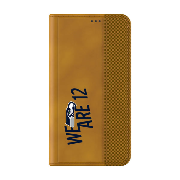 Seattle Seahawks 2024 Illustrated Limited Edition Galaxy Folio Phone Case Closed.Jpg