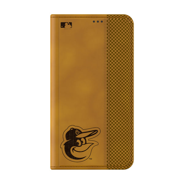 Baltimore Orioles Burn Galaxy Folio Phone Case Closed.Jpg