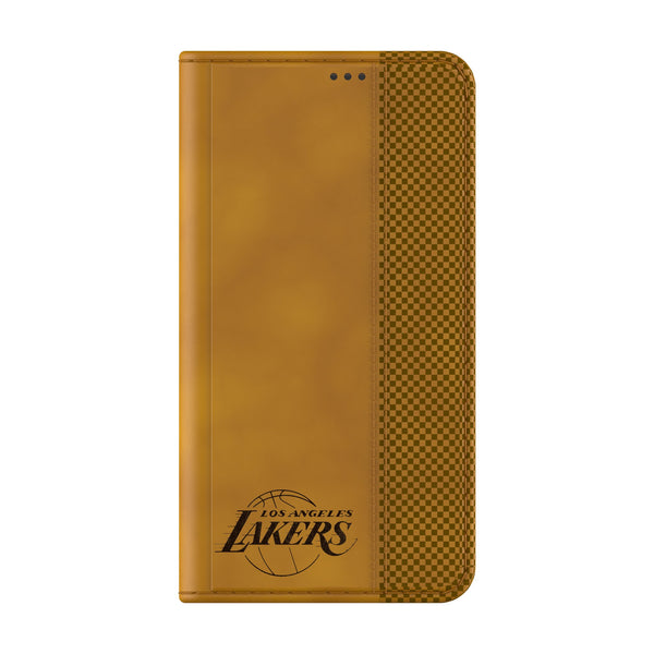 Los Angeles Lakers Burn Galaxy Folio Phone Case Closed.Jpg