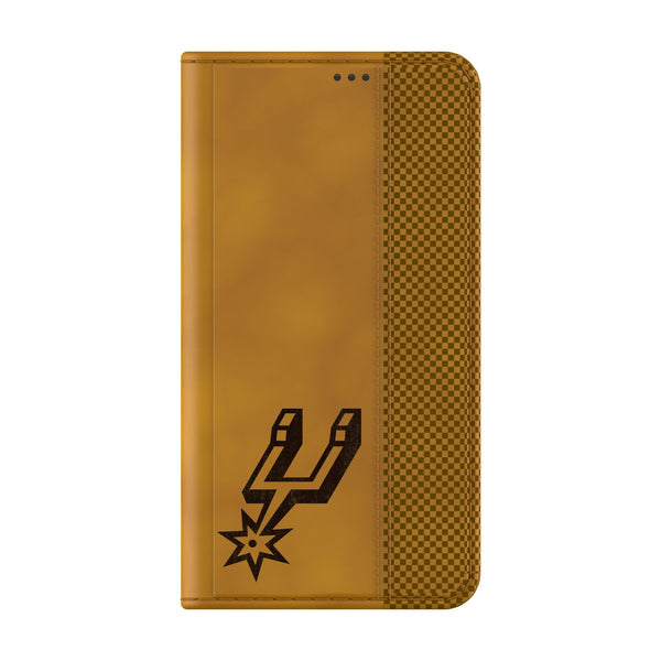 San Antonio Spurs Burn Galaxy Folio Phone Case Closed.Jpg