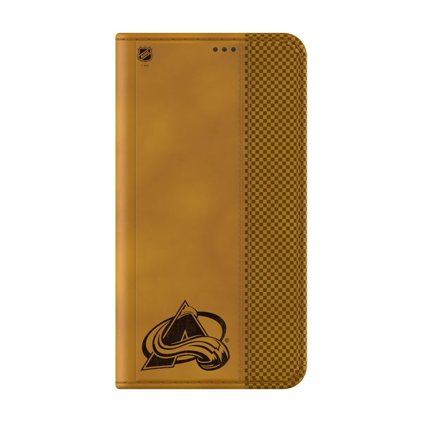 Colorado Avalanche Burn Galaxy Folio Phone Case Closed.Jpg