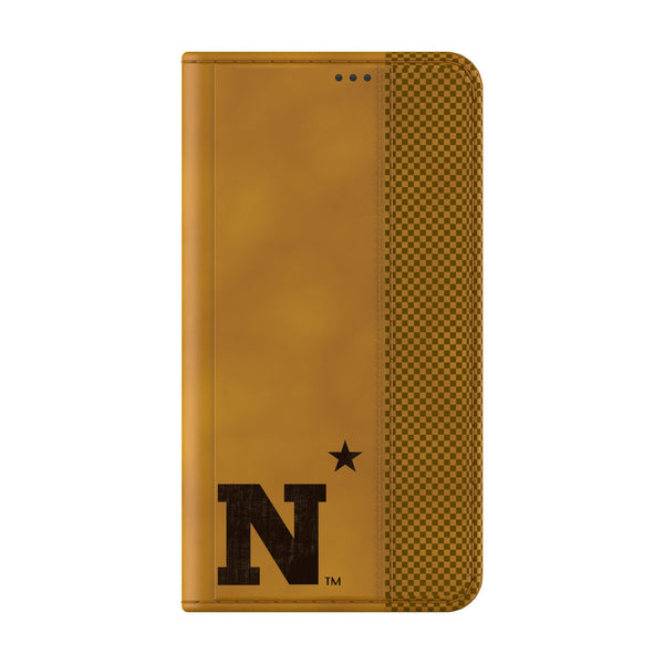 United State Naval Academy Midshipmen Burn Galaxy Folio Phone Case Closed.Jpg