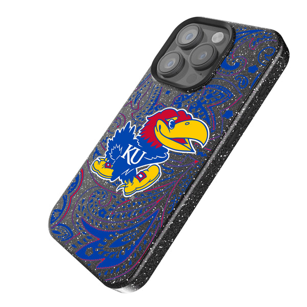 University of Kansas Jayhawks Paisley iPhone Bling Phone Case Iso.Jpg