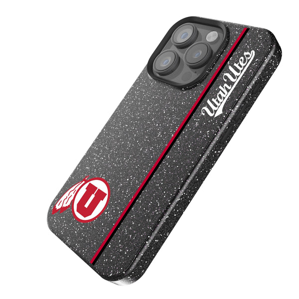 University of Utah Utes Sidebar iPhone Bling Phone Case Iso.Jpg