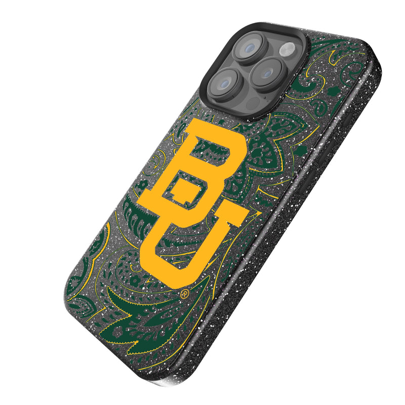 Baylor University Bears Paisley iPhone Bling Phone Case Iso.Jpg