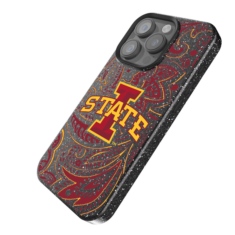 Iowa State University Cyclones Paisley iPhone Bling Phone Case Iso.Jpg