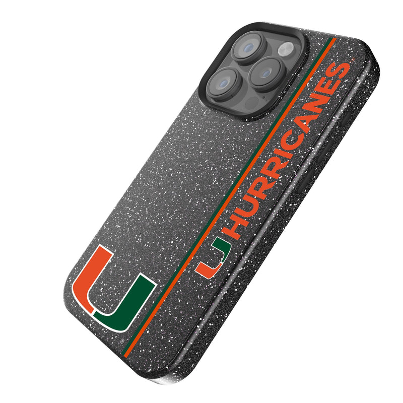 University of Miami Hurricanes Sidebar iPhone Bling Phone Case Iso.Jpg