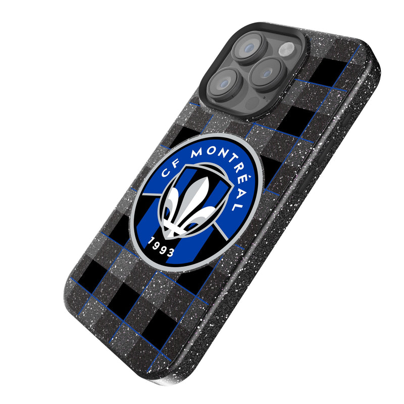 CF Montreal  Plaid iPhone Bling Phone Case Iso.Jpg