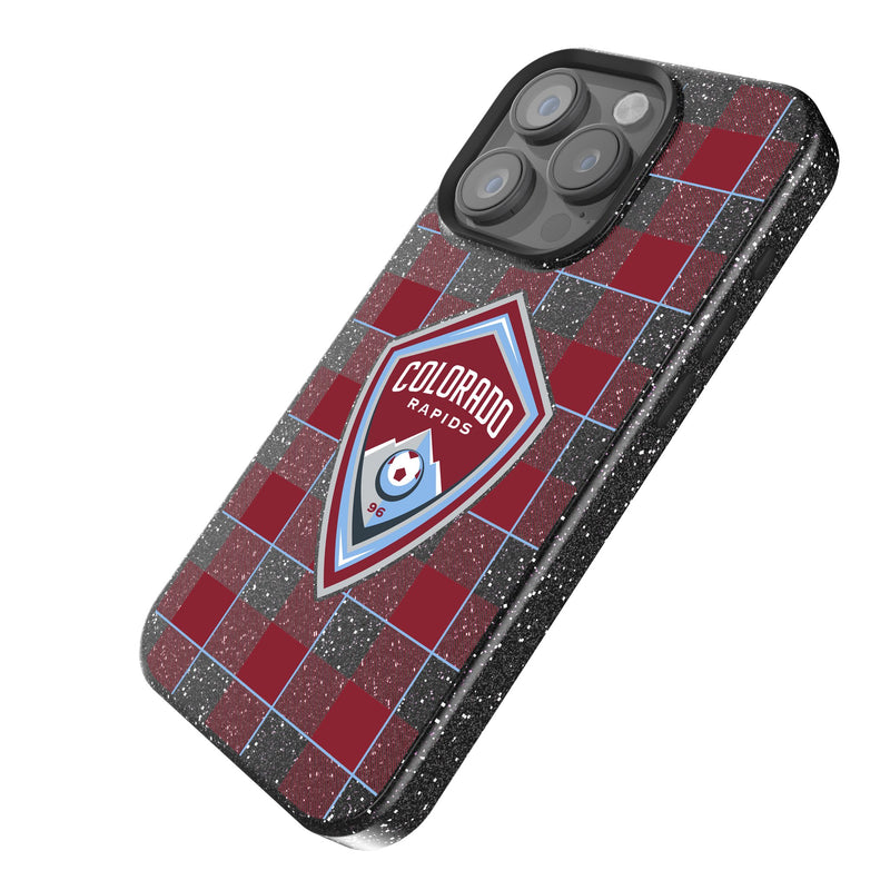 Colorado Rapids  Plaid iPhone Bling Phone Case Iso.Jpg