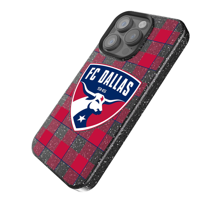 FC Dallas  Plaid iPhone Bling Phone Case Iso.Jpg