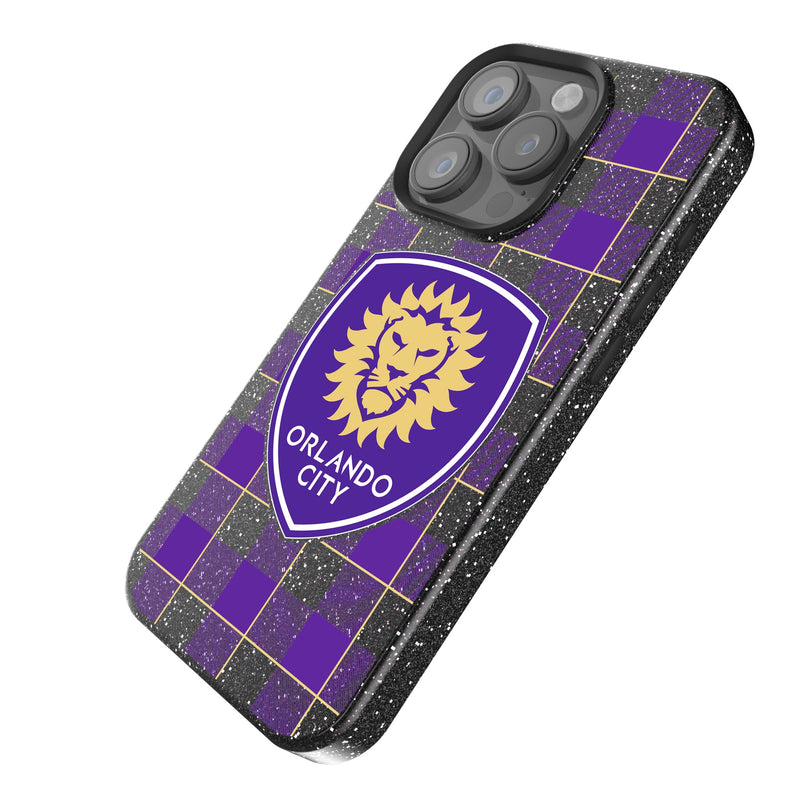 Orlando City Soccer Club  Plaid iPhone Bling Phone Case Iso.Jpg