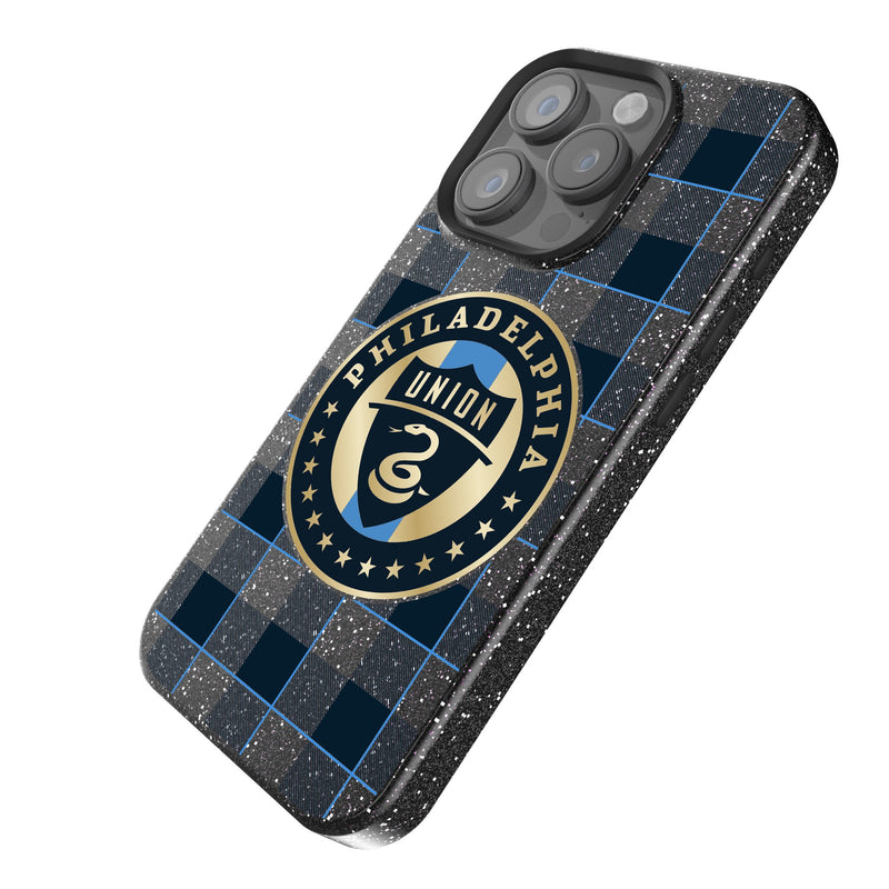 Philadelphia Union   Plaid iPhone Bling Phone Case Iso.Jpg