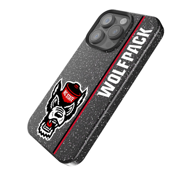 North Carolina State University Wolfpack Sidebar iPhone Bling Phone Case Iso.Jpg