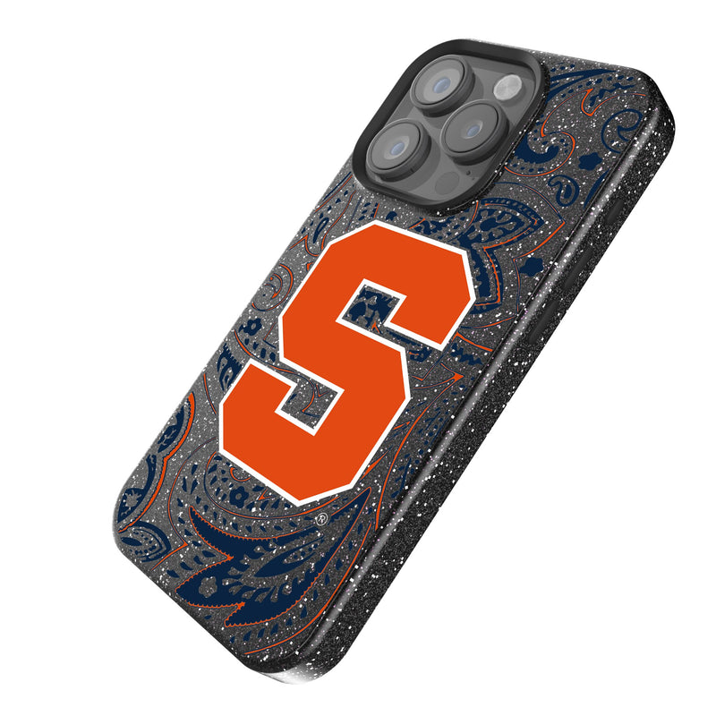 Syracuse University Orange Paisley iPhone Bling Phone Case Iso.Jpg