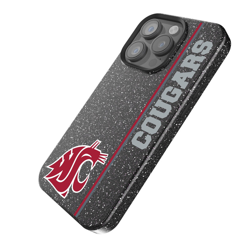 Washington State University Cougars Sidebar iPhone Bling Phone Case Iso.Jpg