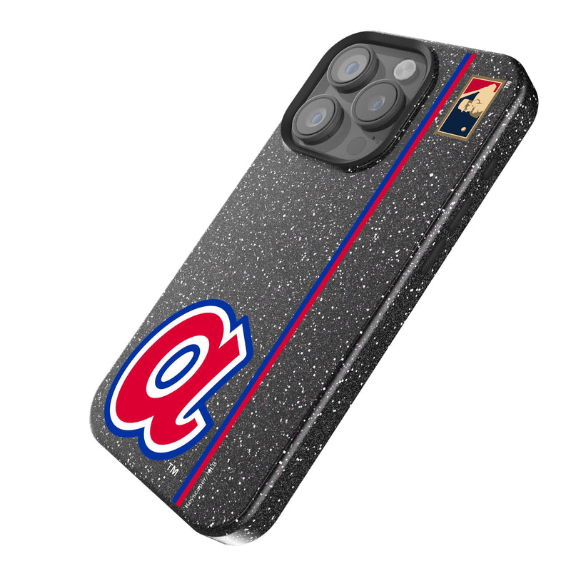 Atlanta Braves 1972-1980 - Cooperstown Collection Sidebar iPhone Bling Phone Case Iso.Jpg