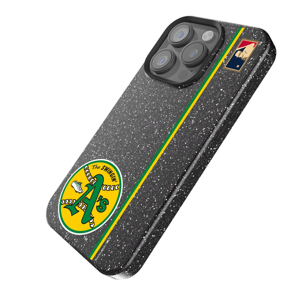 Oakland As 1971-1981 - Cooperstown Collection Sidebar iPhone Bling Phone Case Iso.Jpg