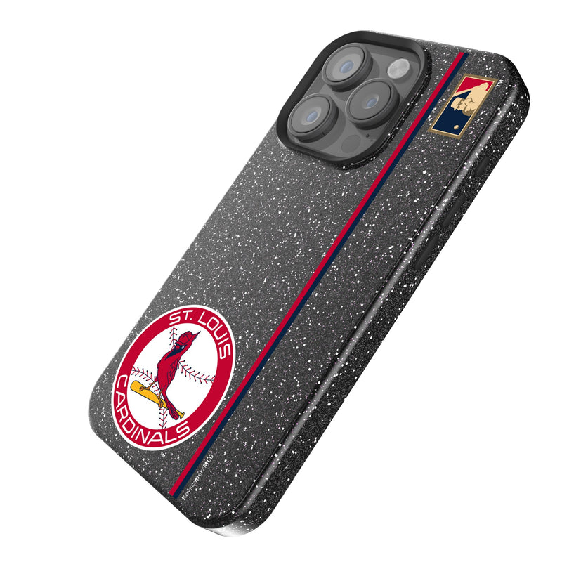 St Louis Cardinals 1966-1997 - Cooperstown Collection Sidebar iPhone Bling Phone Case Iso.Jpg