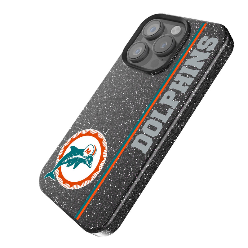 Miami Dolphins 1966-1973 Historic Collection Sidebar iPhone Bling Phone Case Iso.Jpg