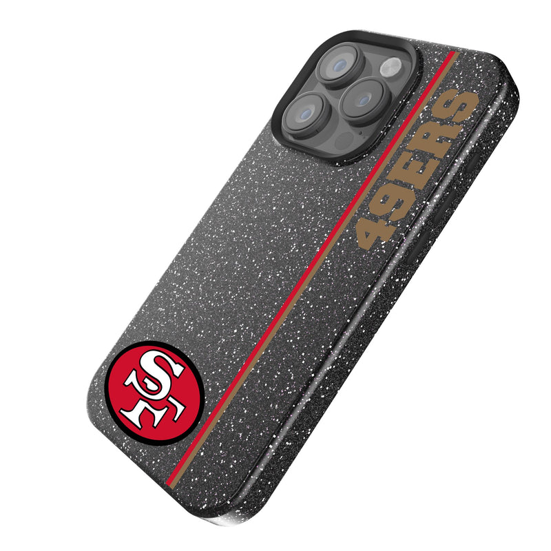 San Francisco 49ers Historic Collection Sidebar iPhone Bling Phone Case Iso.Jpg