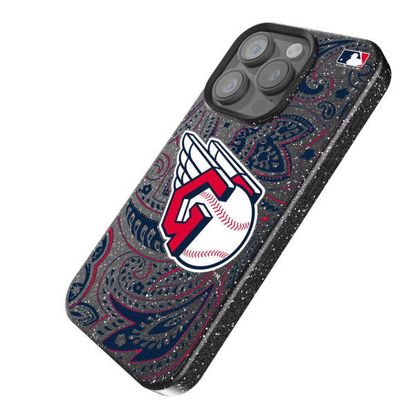 Cleveland Guardians Paisley iPhone Bling Phone Case Iso.Jpg