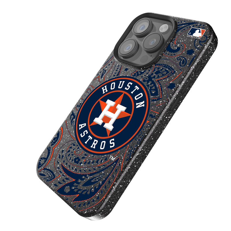 Houston Astros Paisley iPhone Bling Phone Case Iso.Jpg