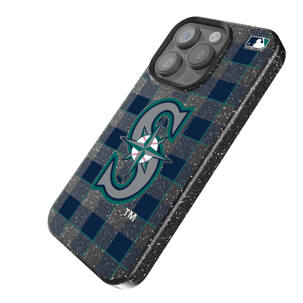 Seattle Mariners Plaid iPhone Bling Phone Case Iso.Jpg