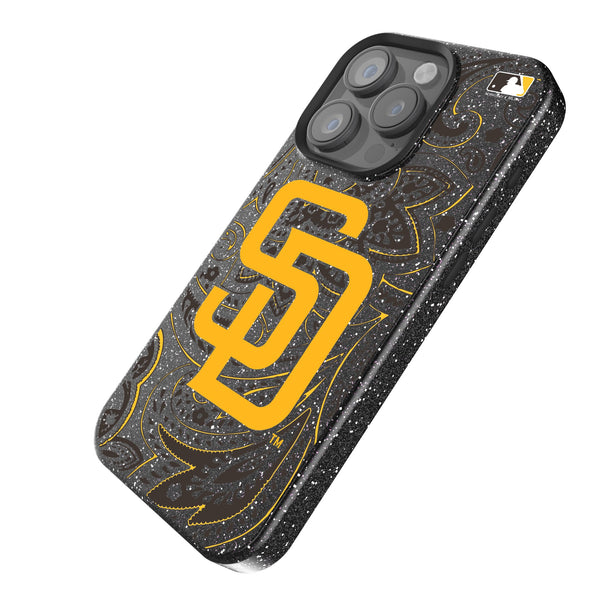 San Diego Padres Paisley iPhone Bling Phone Case Iso.Jpg