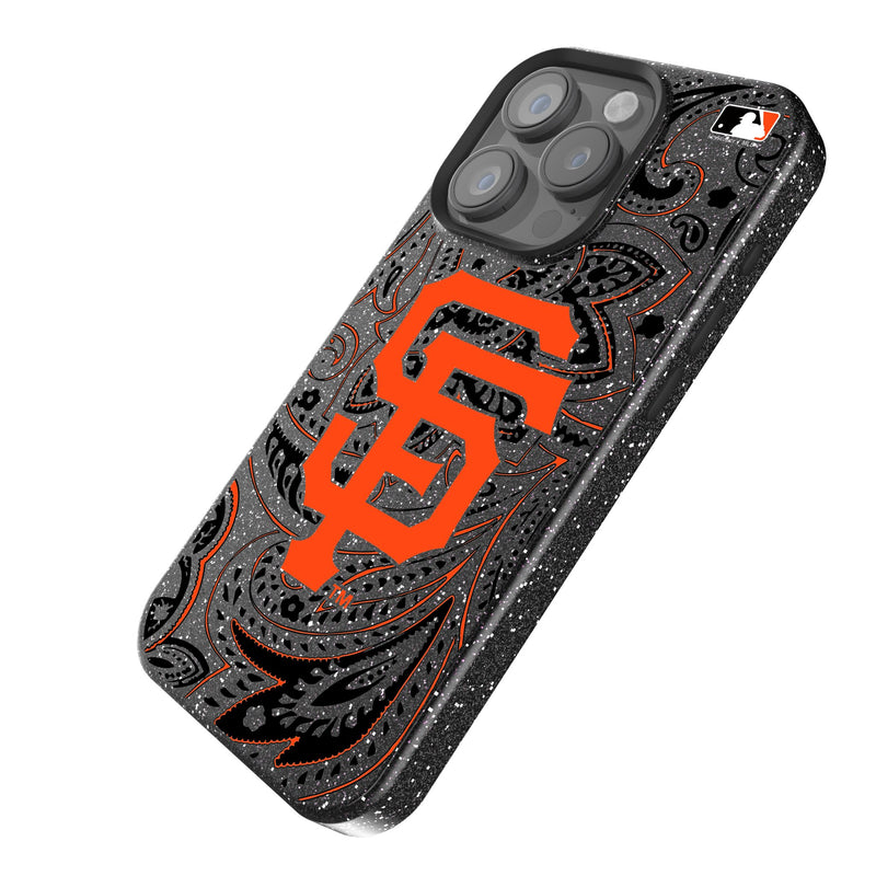 San Francisco Giants Paisley iPhone Bling Phone Case Iso.Jpg