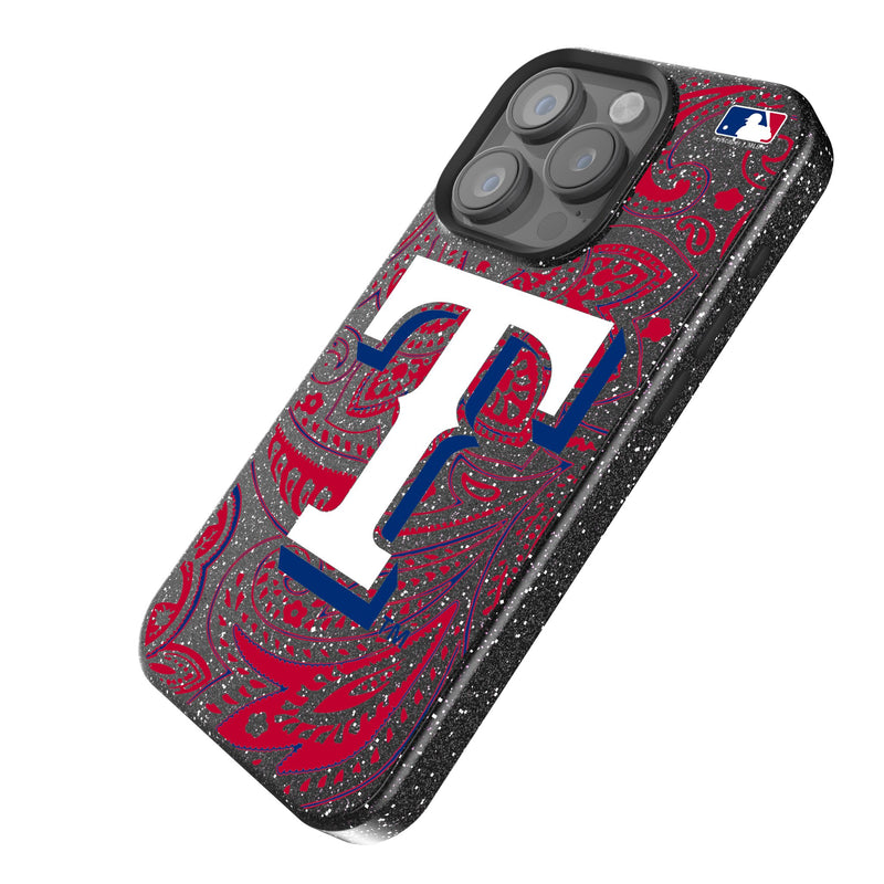 Texas Rangers Paisley iPhone Bling Phone Case Iso.Jpg