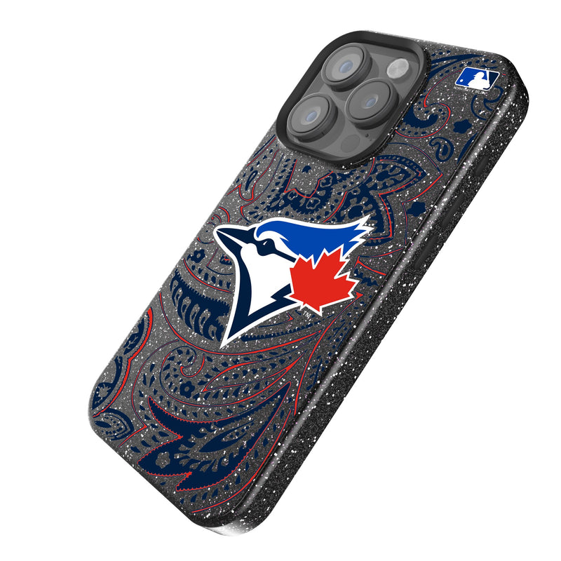 Toronto Blue Jays Paisley iPhone Bling Phone Case Iso.Jpg