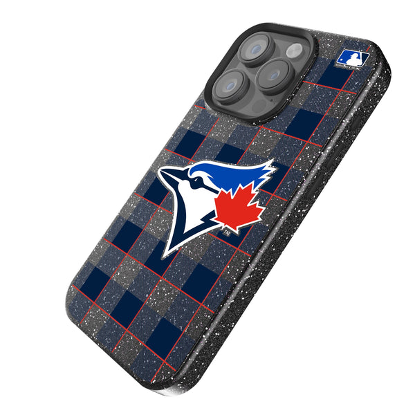 Toronto Blue Jays Plaid iPhone Bling Phone Case Iso.Jpg