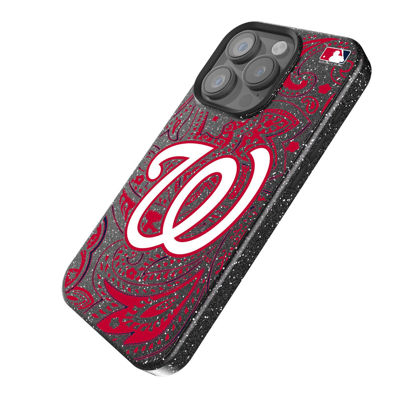 Washington Nationals Paisley iPhone Bling Phone Case Iso.Jpg