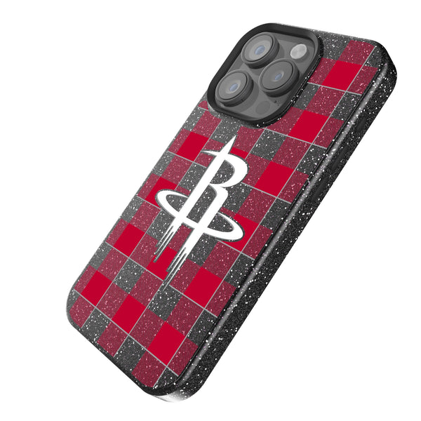 Houston Rockets Plaid iPhone Bling Phone Case Iso.Jpg