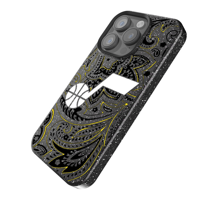 Utah Jazz Paisley iPhone Bling Phone Case Iso.Jpg