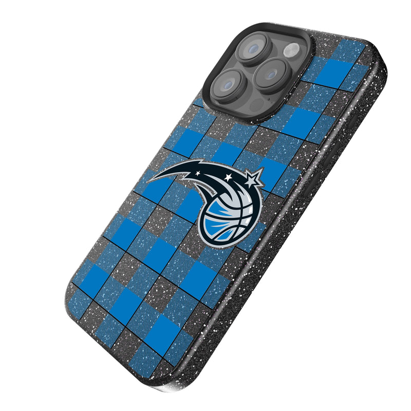 Orlando Magic Plaid iPhone Bling Phone Case Iso.Jpg