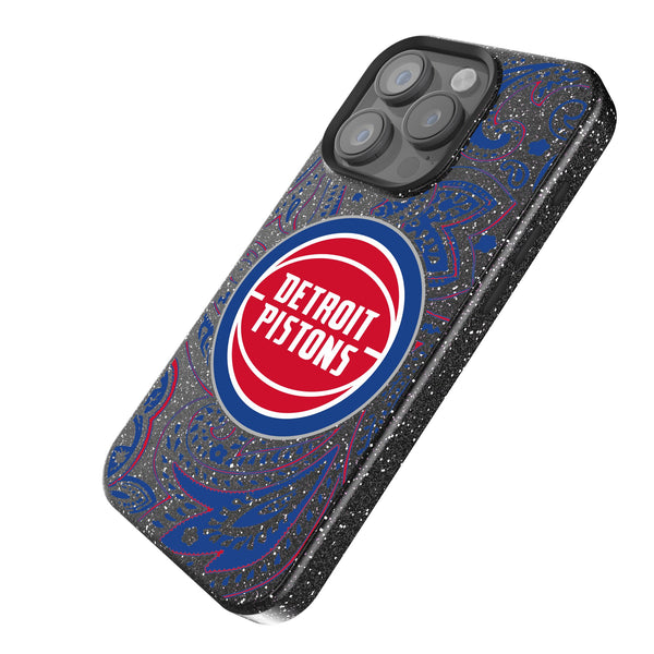 Detroit Pistons Paisley iPhone Bling Phone Case Iso.Jpg