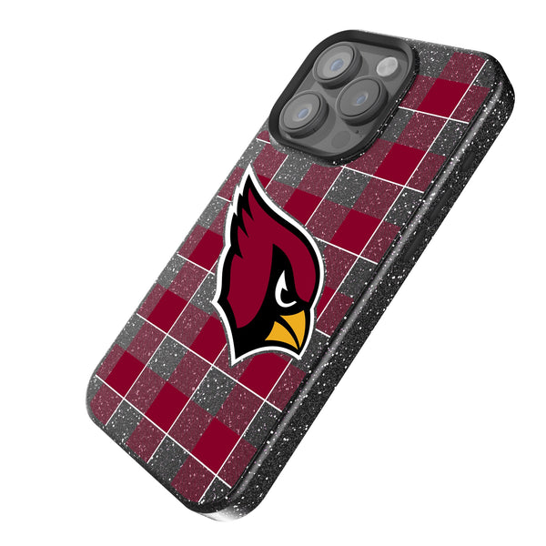 Arizona Cardinals Plaid iPhone Bling Phone Case Iso.Jpg