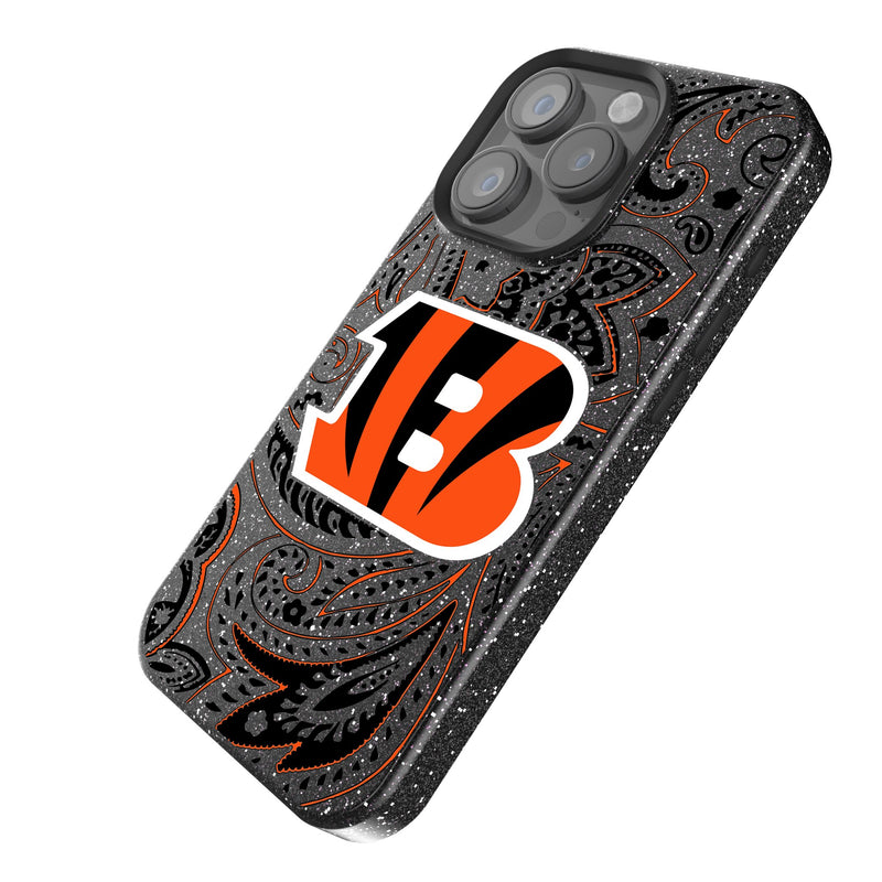 Cincinnati Bengals Paisley iPhone Bling Phone Case Iso.Jpg