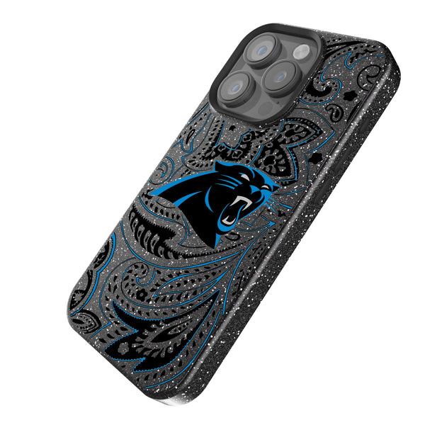 Carolina Panthers Paisley iPhone Bling Phone Case Iso.Jpg