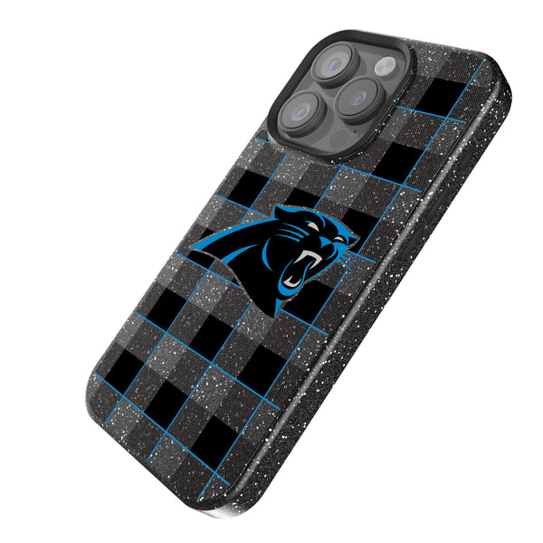 Carolina Panthers Plaid iPhone Bling Phone Case Iso.Jpg