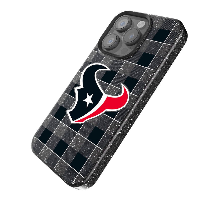 Houston Texans Plaid iPhone Bling Phone Case Iso.Jpg