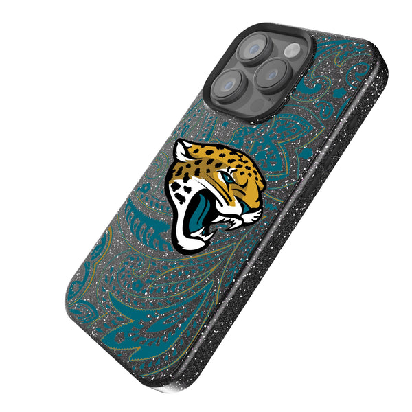 Jacksonville Jaguars Paisley iPhone Bling Phone Case Iso.Jpg