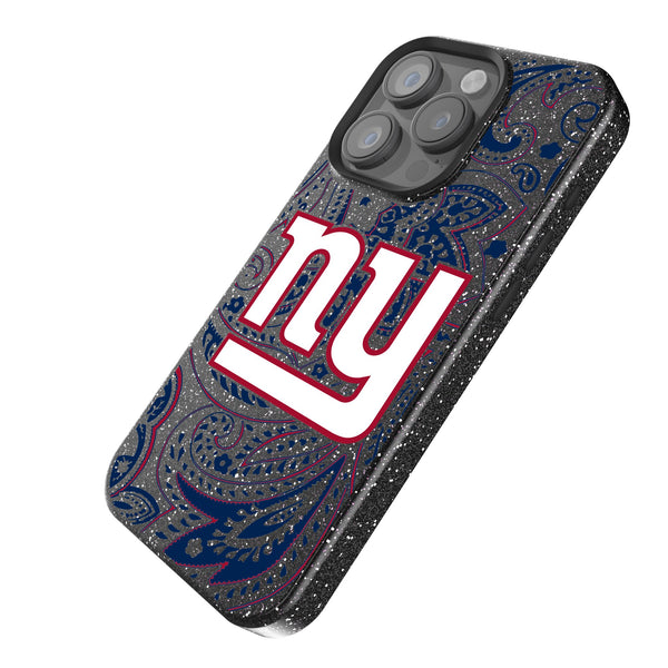 New York Giants Paisley iPhone Bling Phone Case Iso.Jpg