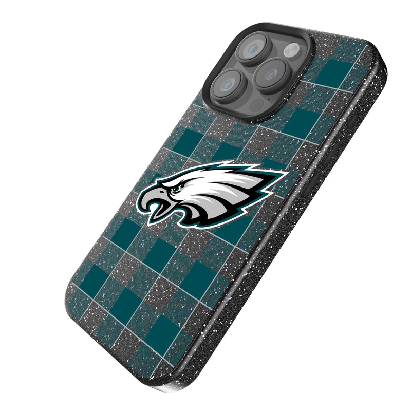 Philadelphia Eagles Plaid iPhone Bling Phone Case Iso.Jpg